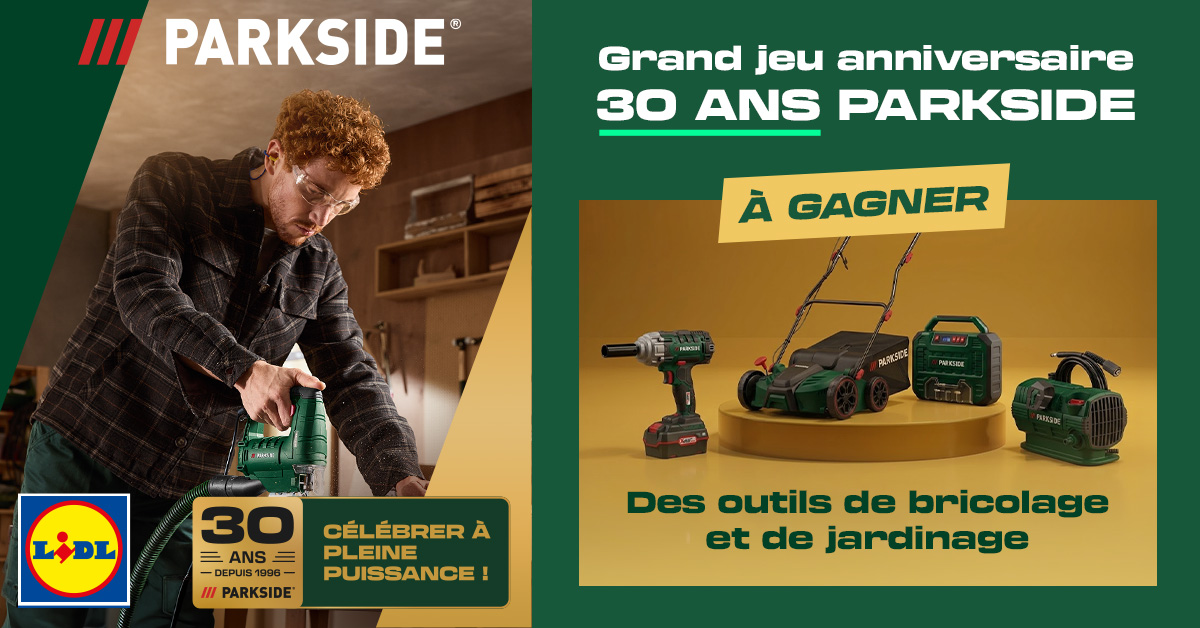 PARKSIDE fête ses 30 ans !